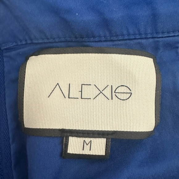 ALEXIS Blue flared shorts - Picture 4 of 4